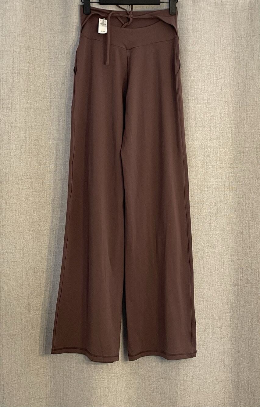 OFFLINE By Aerie Real Me XTRA High Waisted Tie Back Trouser Relic Size Small NWT